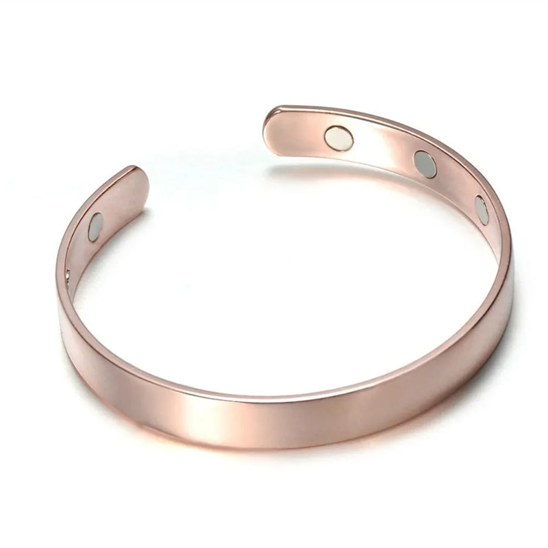 Pulsera magnética para terapia de artritis, brazalete energético, joyería para aliviar el dolor, metal biomagnético para mujeres y hombres