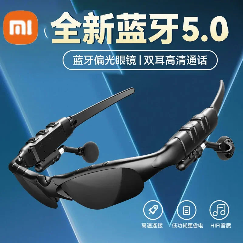 Gafas polarizadas originales XIAOMI con Bluetooth y auriculares inalámbricos con sonido estéreo deportivo, auriculares MIJIA