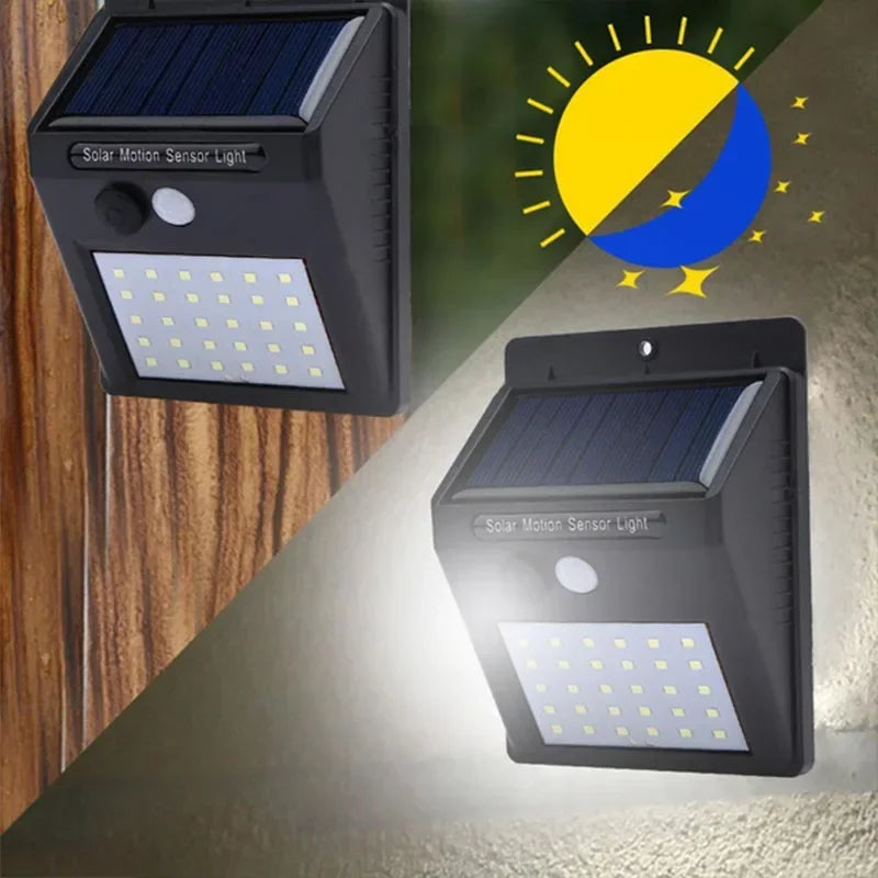 LED Solar Light 30/100 LEDs Wireless Motion Sensor Light Waterproof Solar Outdoor Lights Garden Decoration Spotlights Wall Lamp