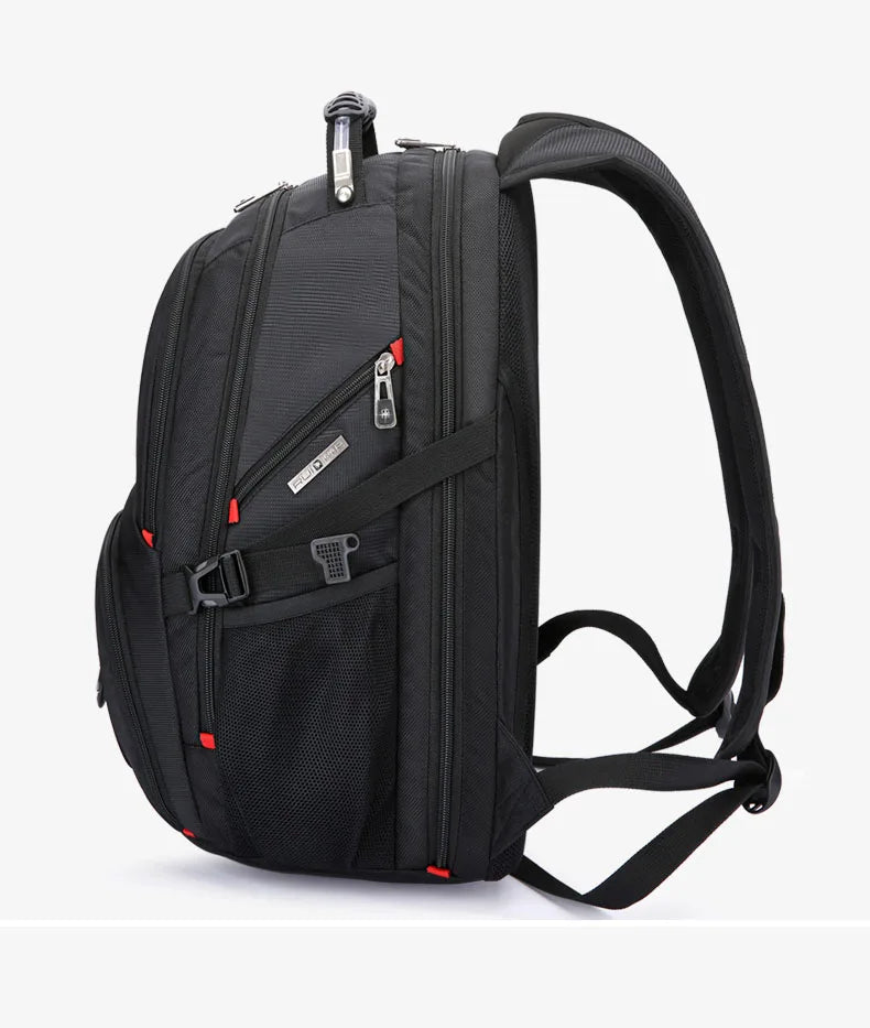 Mochila multifuncional suiza duradera para computadora portátil de 17 pulgadas, bolsa de viaje, mochila universitaria, puerto de carga USB, resistente al agua