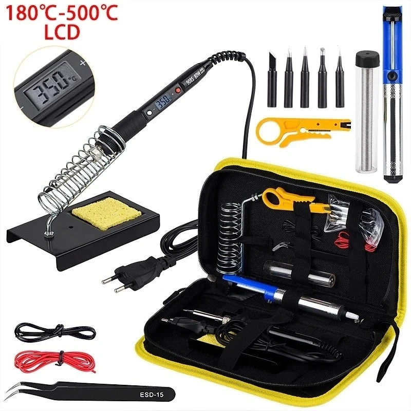 JCD Soldering Iron 80W Professional Digital display  Adjustable Temperature Welding Tools Soldering Iron For Soldering 110V/220V