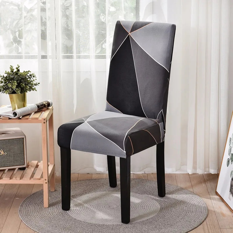 1pc Universal Chair Cover Christmas Hotel Household Anti-fouling Chair Cover Piece Elastic Office Computer Seat Cover