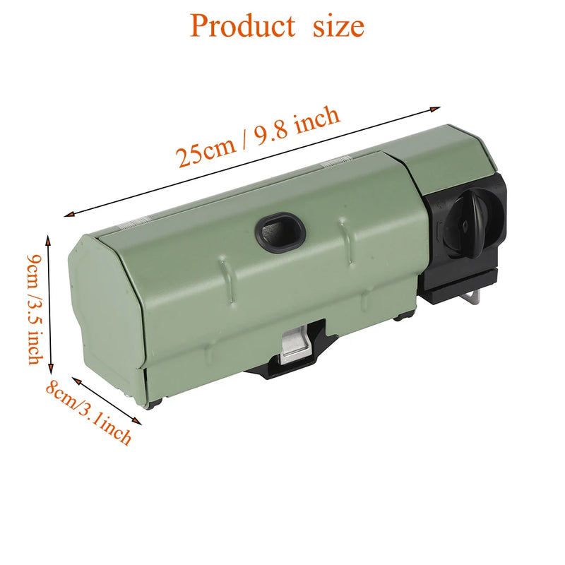 Estufa plegable portátil de 2600 W, estufa de gas para acampar, para exteriores, senderismo, barbacoa, viajes, cocina, parrilla, hornilla a gas de casete