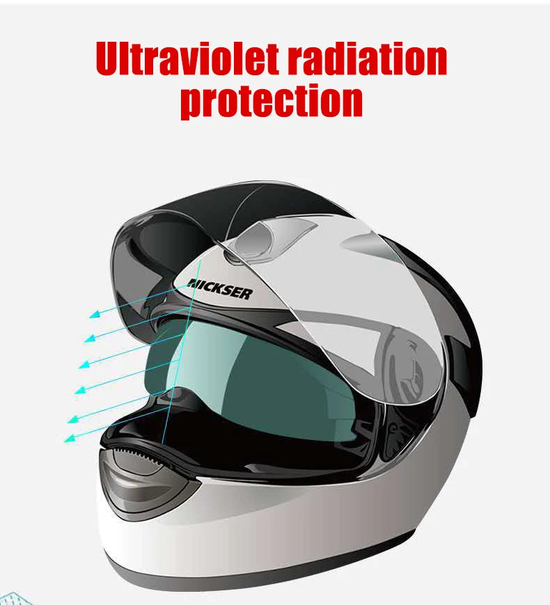 Nueva película de parche transparente universal para casco de motocicleta, película antivaho y antilluvia, película adhesiva con revestimiento nano duradero, película para casco de motocross