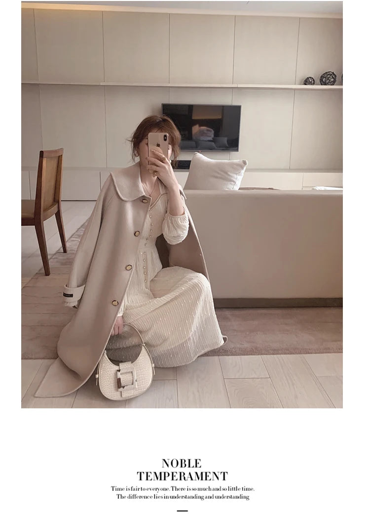 2024 Summer New Women Fashion Elegant White Midi Dresses Vintage Princess Female Party A Line Clothes Prom Robe Vestdios