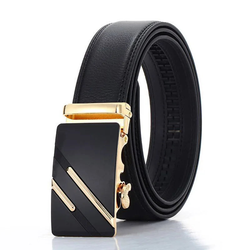 Belt Men's Business Boys Automatic Buckle Jaguar Daily Use All-Match Trousers Clothing Decoration Luxury New Version Of The Belt