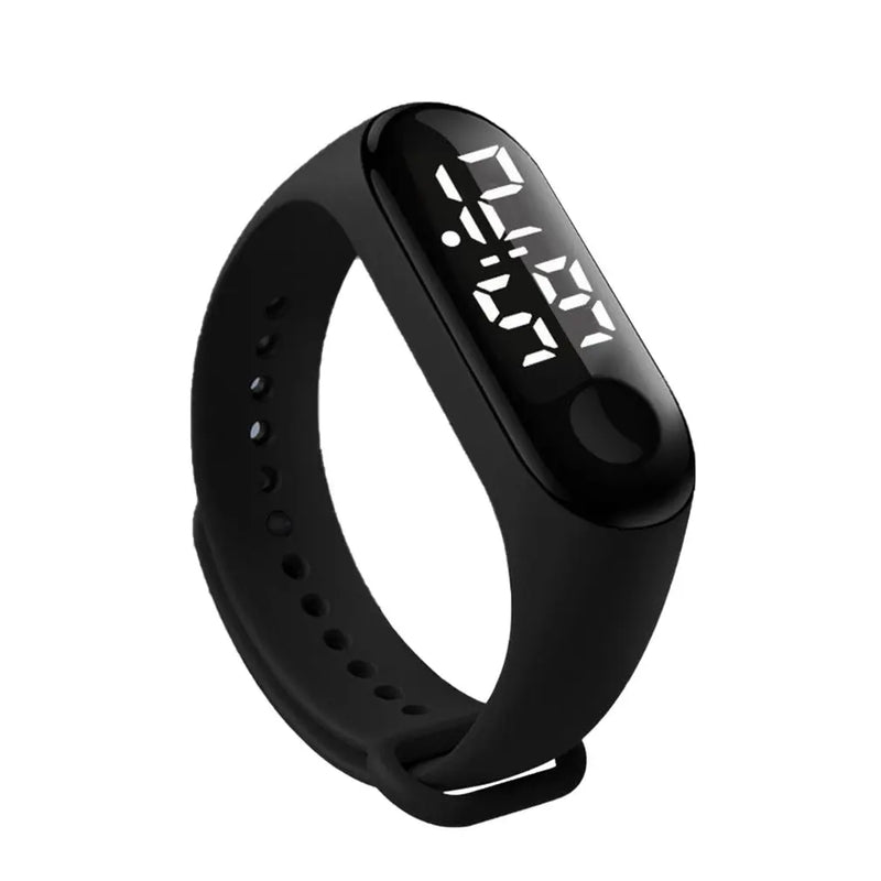 Reloj de pulsera inteligente deportivo con pantalla a color para hombre y mujer, pulsera de silicona resistente al agua, con rastreador de actividad, 2023