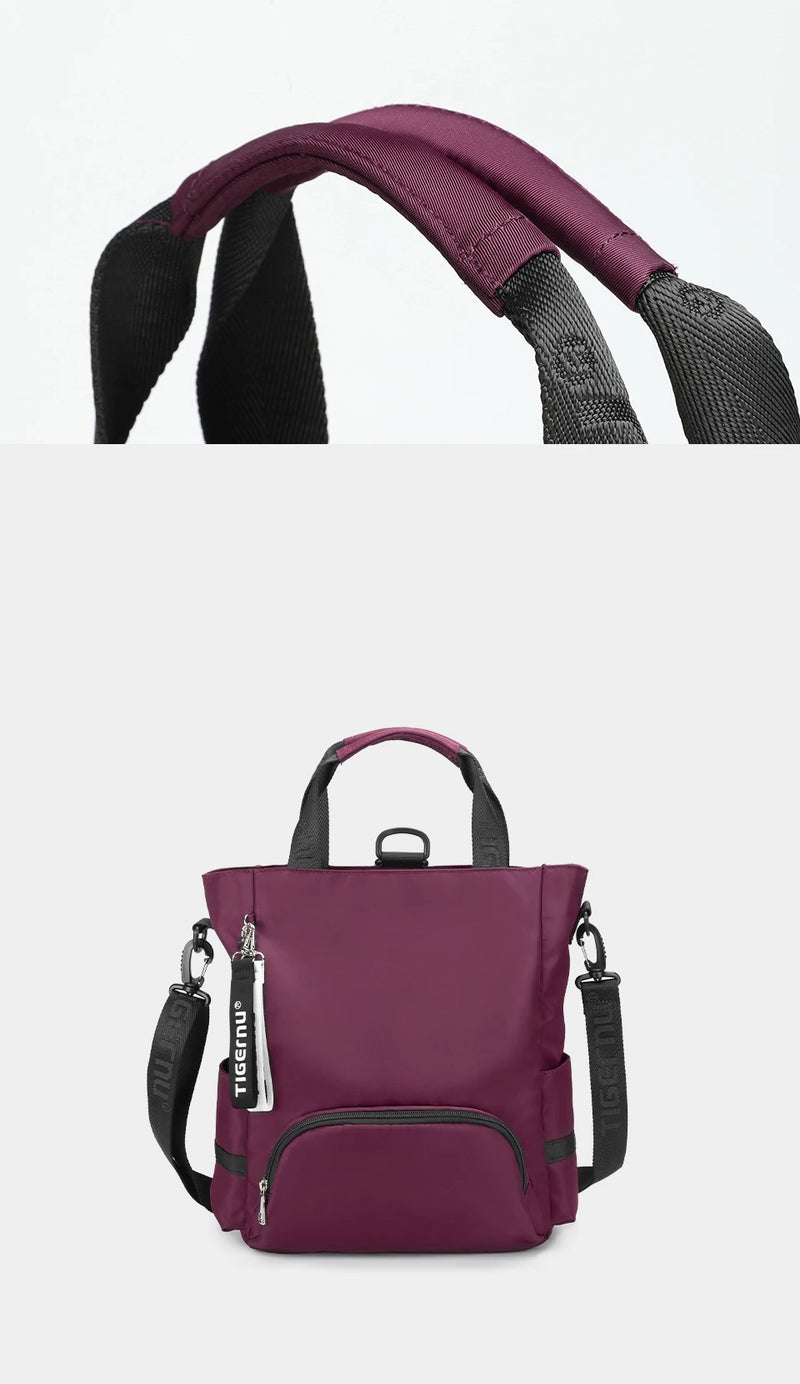 Mochila 3 en 1 de moda Tigernu para mujer, bolso de mano para el tiempo libre, bolso de hombro ligero, bolso de escuela secundaria para la universidad, bolso de mano para niñas, bolso de mujer