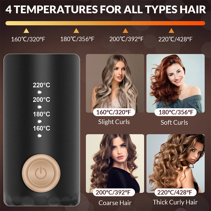 Automatically Hair Curler Automatic Looper Wavy Crimping Curl Tool Wave Roll Ferro Ringlet Loop Roller Electric Curly Waver Iron