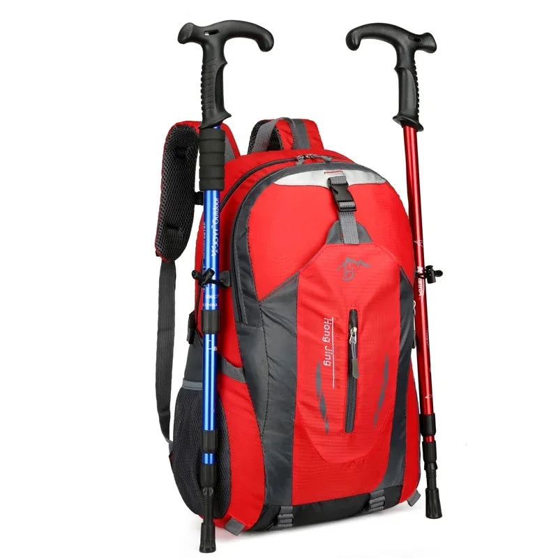 Mochilas de viaje impermeables de nailon para hombre, bolsas de viaje para escalar, mochilas de senderismo, mochilas escolares para deportes al aire libre, mochilas para hombre y mujer de 40 l