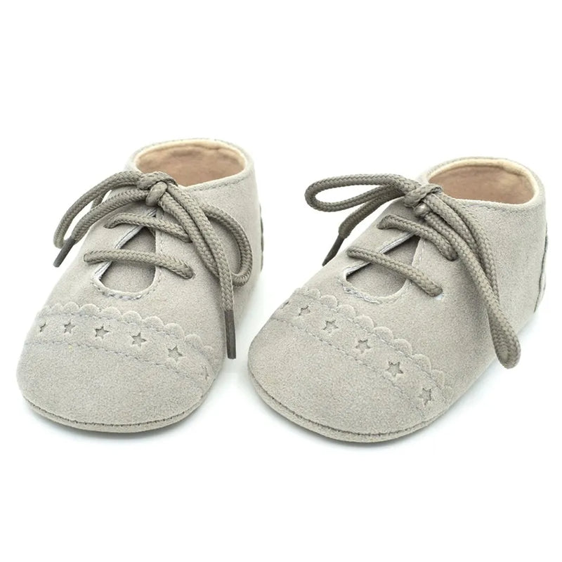 Zapatos para bebés de 0 a 2 años, para primavera y otoño, para recién nacidos, con suela blanda, cálidos, con cordones, para primeros pasos de bebés y niñas