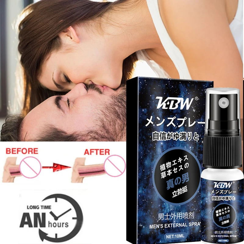 Spray retardante para el pene para hombres, lubricante para el pene masculino de larga duración que retarda la eyaculación, productos sexuales, gel para agrandar la erección masculina