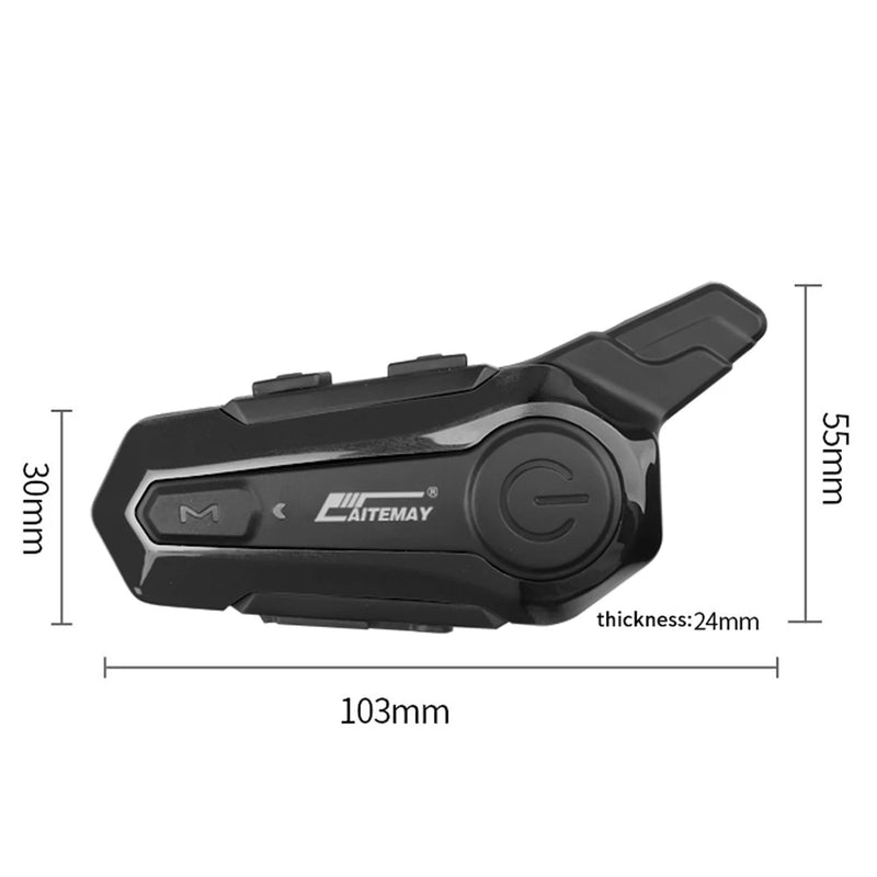 Intercomunicador para casco de motocicleta X1 Plus con Bluetooth 5.0, auriculares inalámbricos para motocicleta, altavoz de interfono de 1000 m, manos libres, walkie talkie para casco