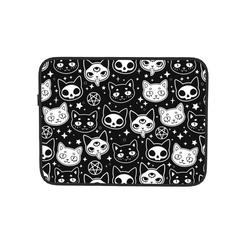 Funda para portátil Magic Cat Witchcraft de 12, 13, 15 y 17 pulgadas, funda a prueba de golpes