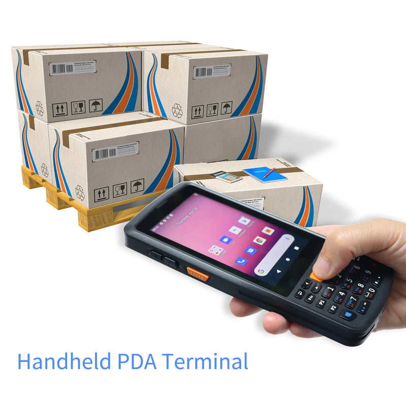 Android 11 4" Rugged PDA Handheld Terminal  4GB+64GB 1D2D Scanner Barcode Reader 4G WiFi GPS Warehouse  Data Collector Inventory