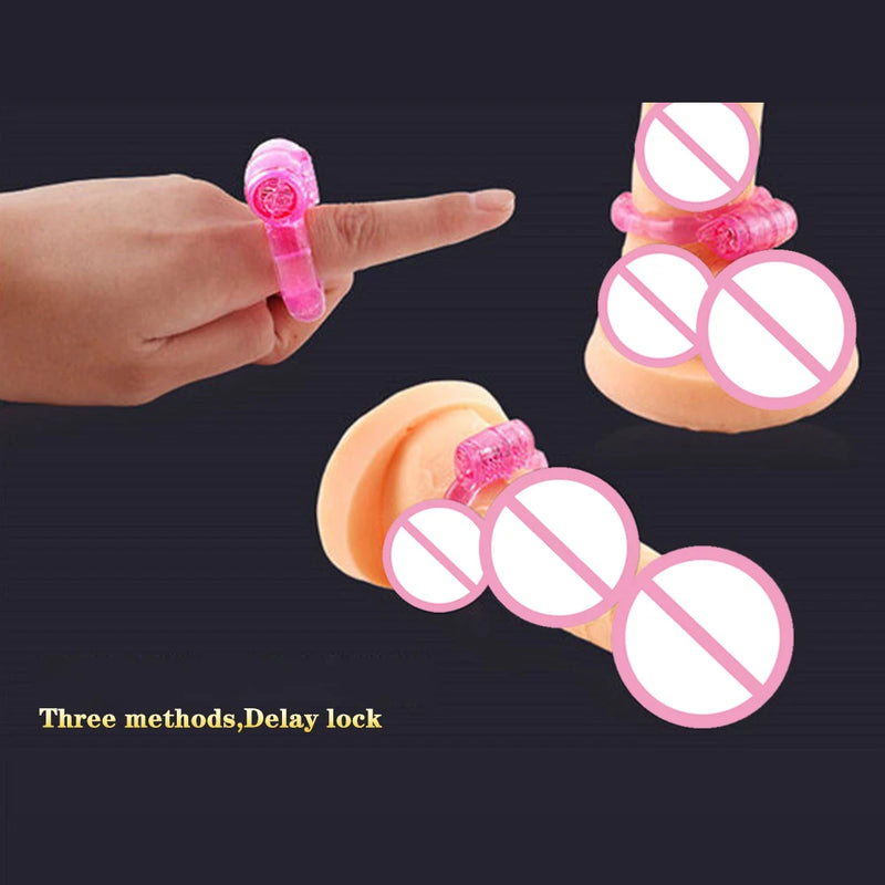 Men Vibrator Ring for Penis Cock Extender Ring Delay Ejaculation Sex Man Toys Couple Sexy Toy Penis Ring Stimulate Vibration