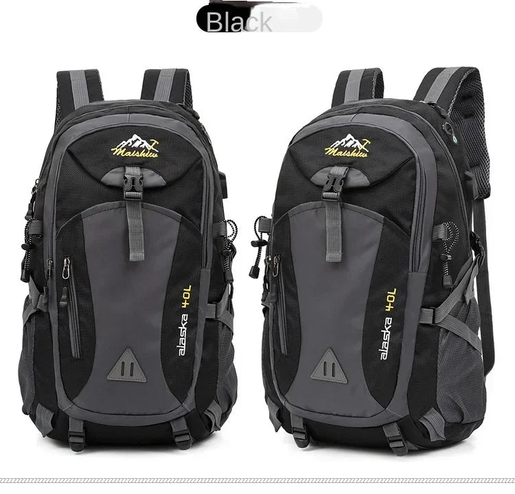 Mochila impermeable Weysfor de 40 l para hombre, mochila de viaje, bolsa deportiva, mochila para exteriores, montañismo, senderismo, escalada, camping, para hombre