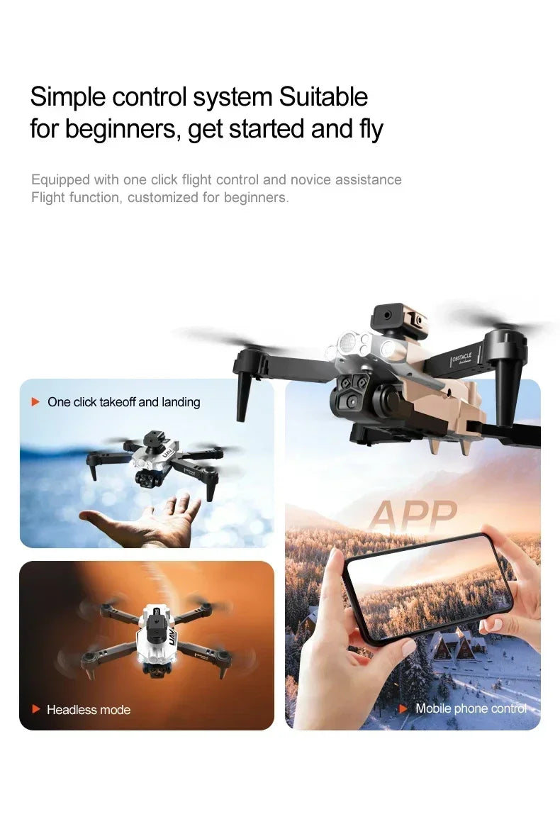 Xiaomi 10000M Lu200 Drone 8K GPS Triple Camera Aerial Photography Wifi Optical Localization Four-way Obstacle Avoidance Drone