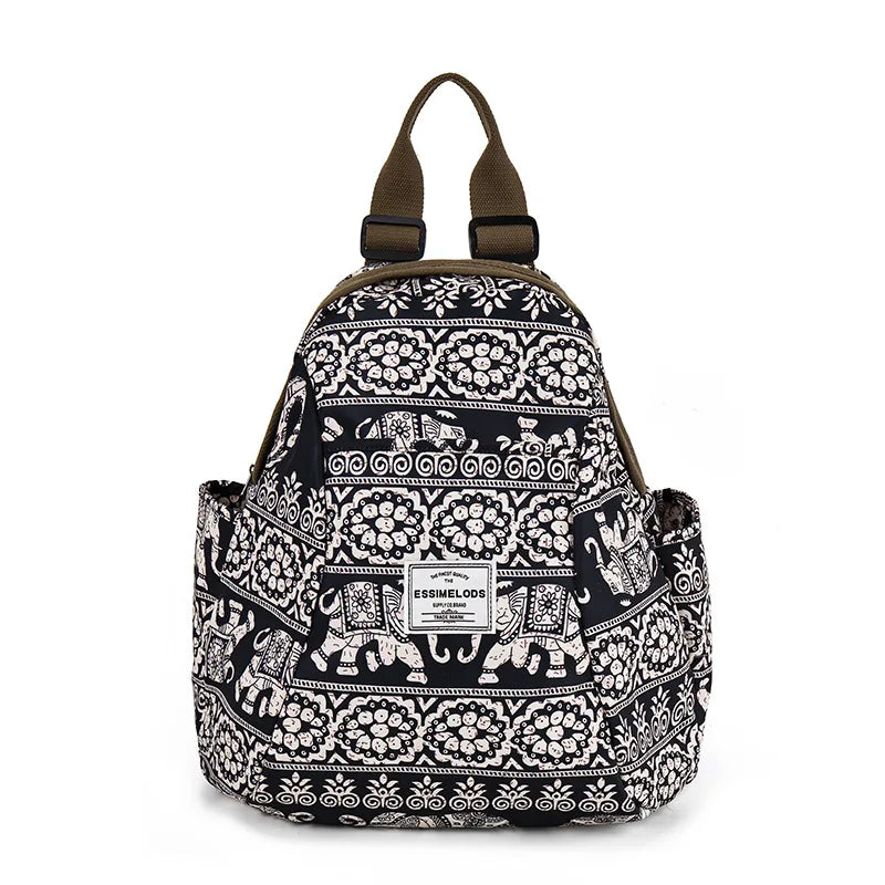 Mochila informal versátil de gran capacidad para mujer, de moda, estilo retro, ligera, estilo coreano para estudiantes