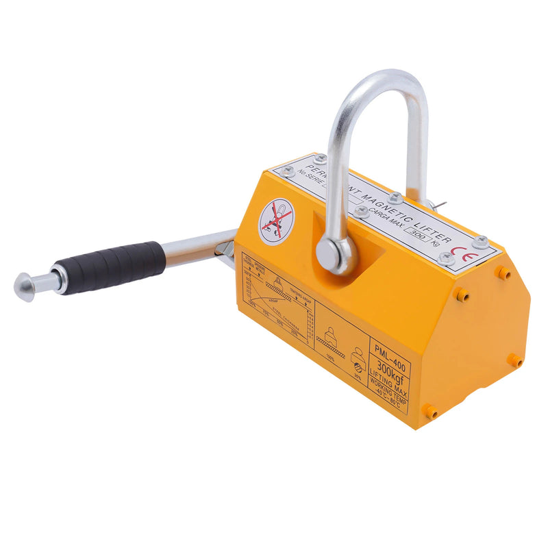 300kg/660lbs Steel Magnetic Lifter Heavy Duty Magnets Crane Hoist Lifting Magnet with Release Tool