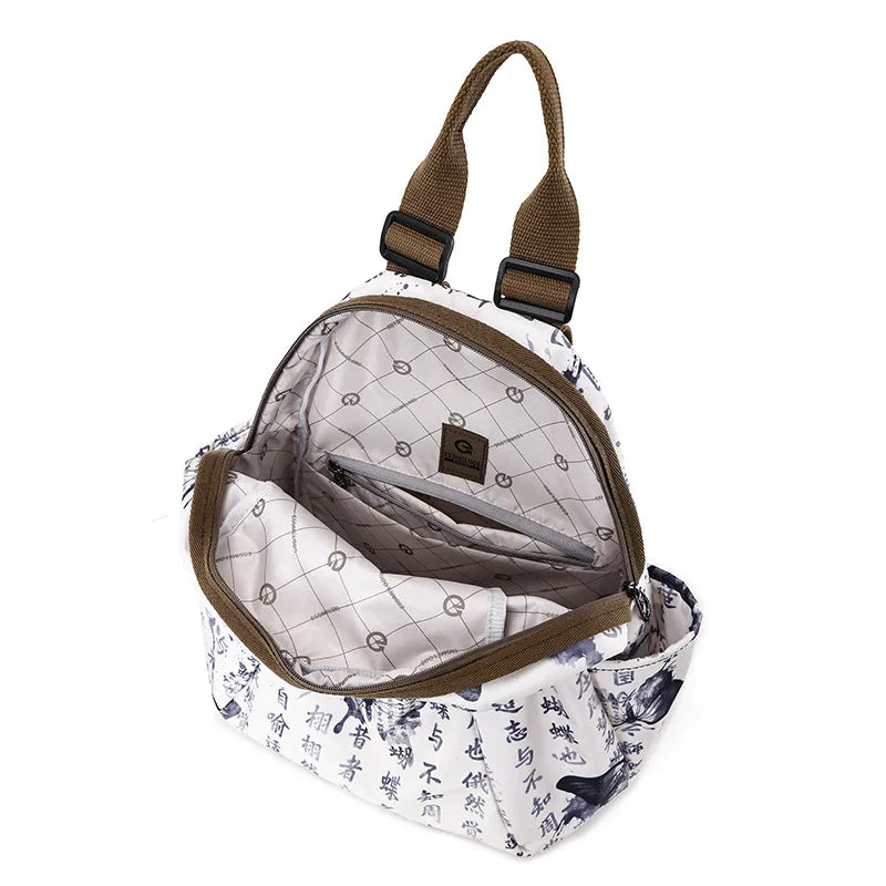 Mochila informal versátil de gran capacidad para mujer, de moda, estilo retro, ligera, estilo coreano para estudiantes