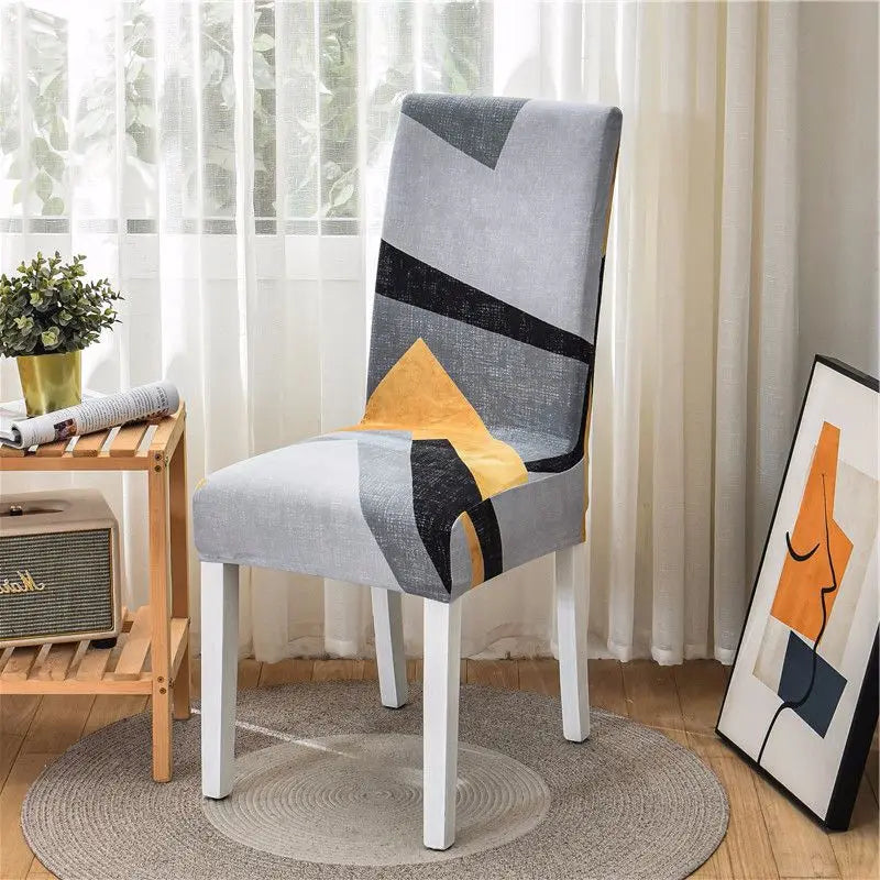 1pc Universal Chair Cover Christmas Hotel Household Anti-fouling Chair Cover Piece Elastic Office Computer Seat Cover