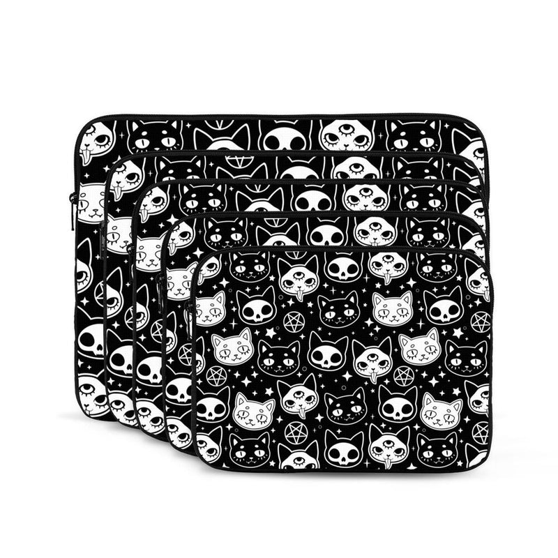 Funda para portátil Magic Cat Witchcraft de 12, 13, 15 y 17 pulgadas, funda a prueba de golpes