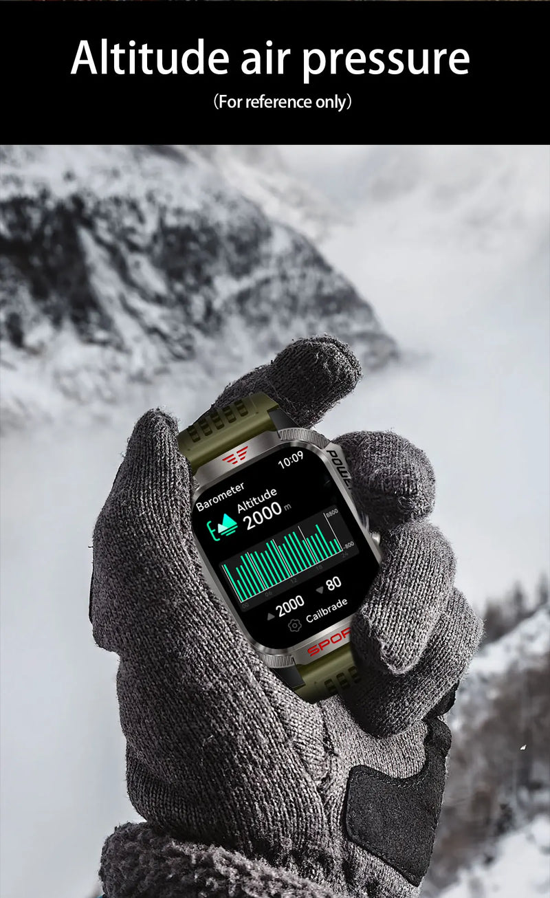 Reloj inteligente deportivo profesional para exteriores con GPS, nuevo reloj inteligente para hombre con control del ritmo cardíaco, llamadas por Bluetooth, resistente al agua hasta 3 ATM, para natación y fitness, 2024