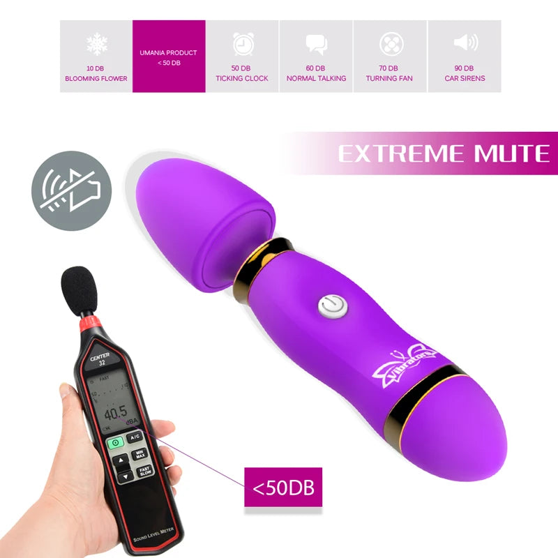 Female Vibrator G-Spot Vibrators For Women AV Wand Sex Toy Dildos Portable Sex Toys Powerful Vibrator Mini Clitoral Stimulator