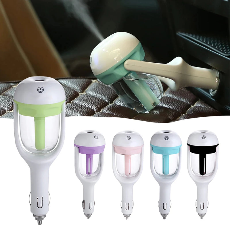 Mini humidificador de aire para coche, purificador de aire a vapor, difusor de aroma, difusor de aceites esenciales para aromaterapia, pulverizador automático para coche